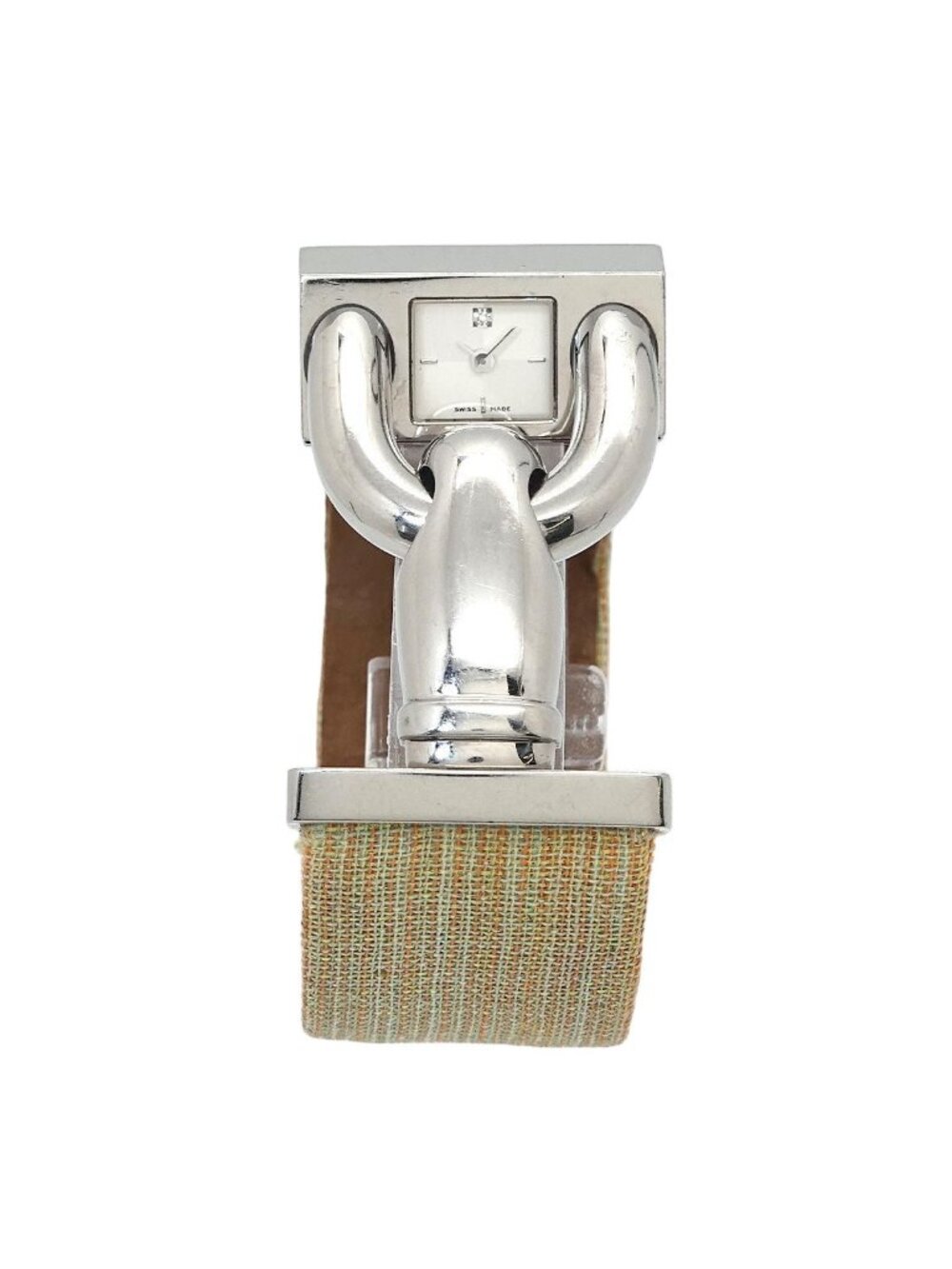 Van Cleef & Arpels &arpels Miss Cadena Diamond Watch Silver Quartz